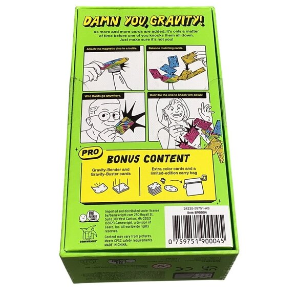 Cards Vs Gravity Pro Card Game Gravity Defying Card Balancing Game 2-8 Players - Picture 2 of 3